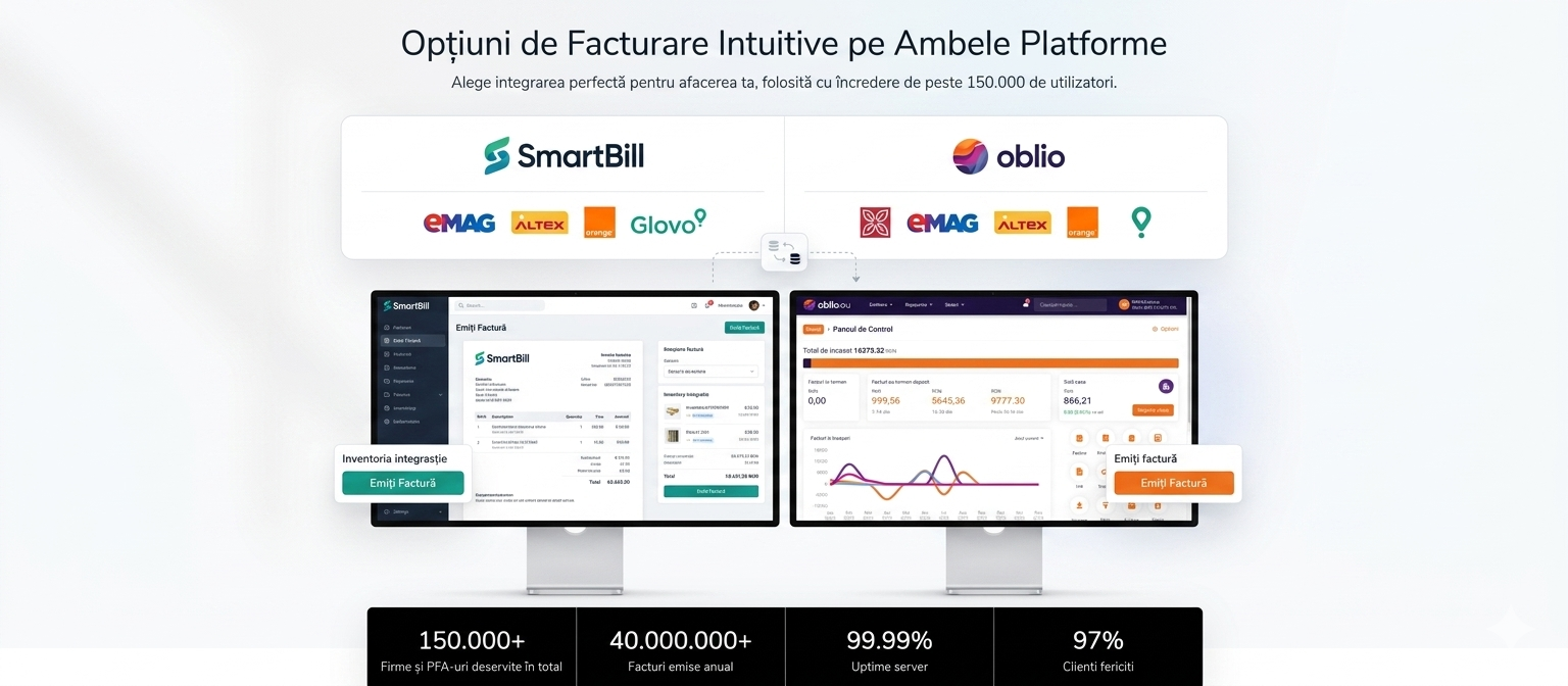 Setare facturare automata SmartBill Oblio pentru comenzi marketplace
